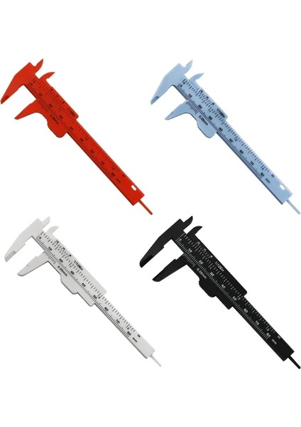 Siyah 0-80MM 4 Adet 80 mm Mini Plastik Kumpas Sürmeli Kumpas Çift Ölçekli Sürgülü Ölçer Ölçme Aracı Öğrenci Ofis Kullanımı (Yurt Dışından) modelleri