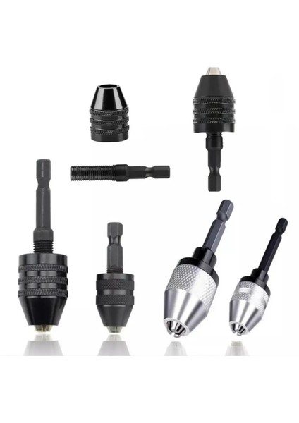 05 Matkap Chuck Anahtarsız Tornavida Darbeli Sürücü Adaptörü 0.3-3.4mm Hex Shank Chuck Adaptörü Matkap Sondaj Dönüştürücü Aracı (Yurt Dışından)