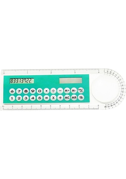 Gn 10 cm Cetvel Hesap Makinesi Güneş Kartı Mini Hesaplama Öğrenci Aritmetik Çok Fonksiyonlu Hesap Makinesi Bilgisayar-1 Adet Dijital Kumpas (Yurt Dışından)