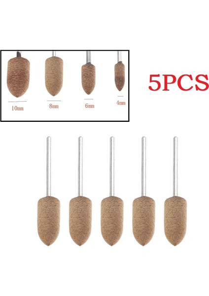 5 Adet 6mm 5 Adet 3mm Mil Deri Taşlama Kafası 4/6/8/10MM Parlatma Parlatıcı Fırça Tekerleği Kalıp Parlatma Döner Aracı Aşındırıcı Aletler (Yurt Dışından)