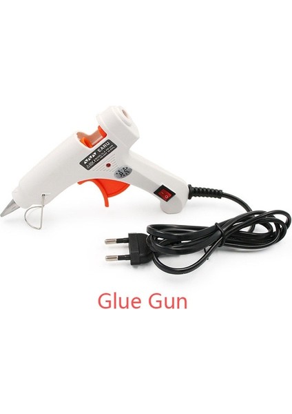 1 Adet Tutkal Tabancası 20W, Ab 20W Isı Sıcak Tutkal Tabancası ile 1 Adet/5 Adet 7mm * 200MM Tutkal Sopa Endüstriyel Mini Termo Elektrikli Isı Sıcaklığı Aracı Pnömatik (Yurt Dışından)