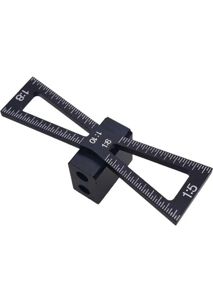 Bir Kırlangıç Marker Alüminyum Alaşımlı Ağaç Işleme Kırlangıç Işaretleme Şablon Aracı Ahşap Eklemler Ölçer El Kesim Ahşap Eklemler Eğimler (Yurt Dışından)
