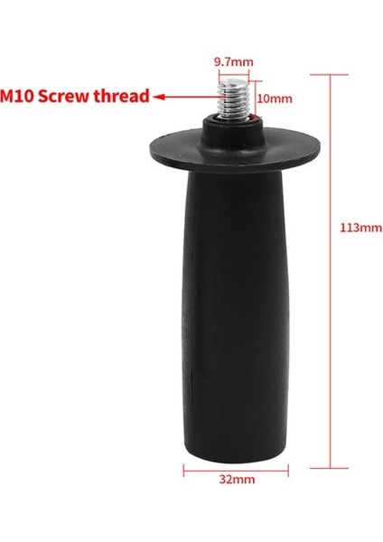 M10 1 Adet M8/M10 Açı Öğütücü Yardımcı Yan Kol 113/134MM Açı Öğütücü Taşlama Tezgahı Aksesuarları Için Yedek Parçalar (Yurt Dışından)