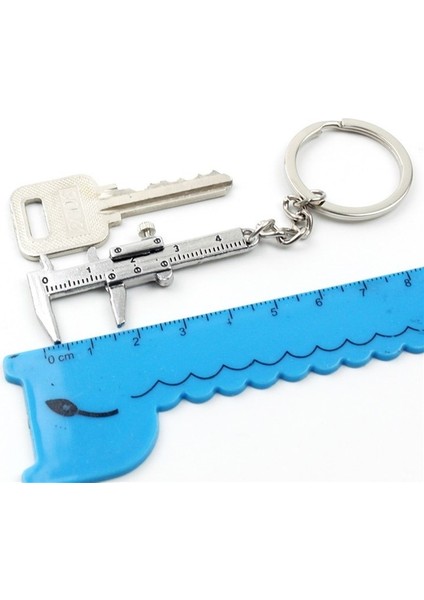 Plastik Mini Sürmeli Kaliper Anahtarlık Taşınabilir Alet Çinko Alaşım Anahtarlık/zincir Alet Kolye (Yurt Dışından) indirimleri