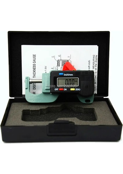 Type1 Hızlı Inç/metrik 0-0.5 "12.7mm Mini Dijital Kalınlık Ölçer Kalınlık Ölçer Kalınlık Test Cihazı Mikrometre Genişlik Ölçüm Aracı (Yurt Dışından)