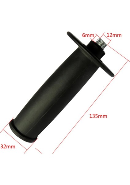 M8 12MM 14MM Açı Öğütücü Kolu Konu Yardımcı Yan Kaymaz Sap Açı Öğütücü Siyah M12 M14 (Yurt Dışından)