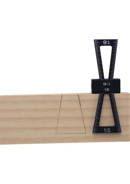 Bir Kırlangıç Marker Alüminyum Alaşımlı Ağaç Işleme Kırlangıç Işaretleme Şablon Aracı Ahşap Eklemler Ölçer El Kesim Ahşap Eklemler Eğimler (Yurt Dışından)
