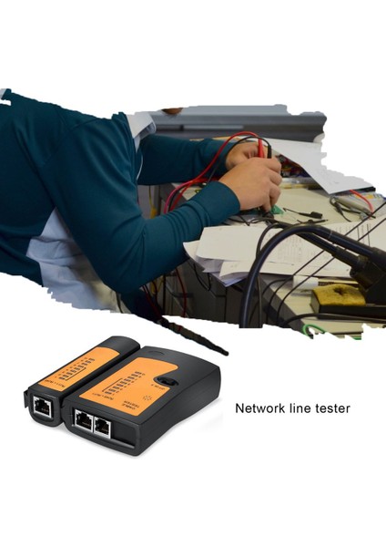 RJ45 Kablo Lan Test Cihazı Ağ Kablosu Test Cihazı RJ45 RJ11 RJ12 Cat5 Utp Lan Kablo Test Cihazı Ağ Aracı Ağ Onarım Anti-Işık (Yurt Dışından) modelleri