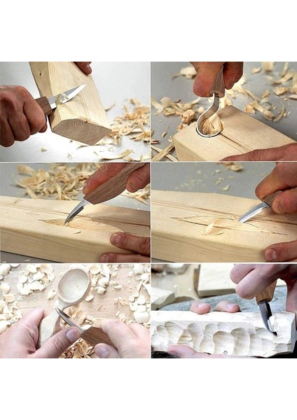 Stil 1 Keski Oyma Bıçağı Gravür Dıy El Ahşap Oyma Araçları Ahşap Oyma Kesici Bıçaklar Soyma Ağaç Işleme Kaşık El Aletleri Işçi (Yurt Dışından) fiyatları