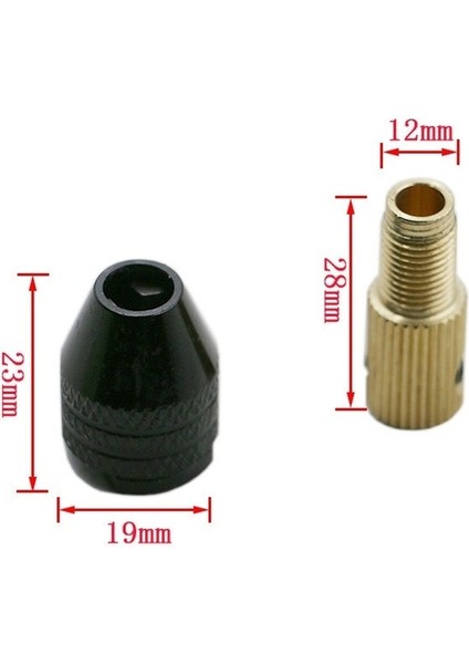 Model B 2.35MM 2.35/3.17 Mini Elektronik Matkap Chuck Ucu Anahtarsız Matkap Ucu Chuck Sıkma Aralığı 0.5-3.2mm Şaft Mili Adaptörü Araçları Matkap Chuck (Yurt Dışından) modelleri