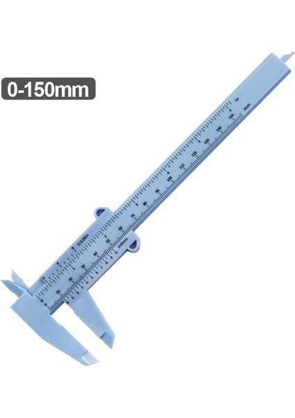 150MM Mavi Dıy Ölçü Aracı Ağaç Işleme Metal Işleme Sıhhi Tesisat Modeli Yapımı 80MM 150MM Sürmeli Kumpas Diyafram Derinlik Çapı Ölçü Aracı (Yurt Dışından)