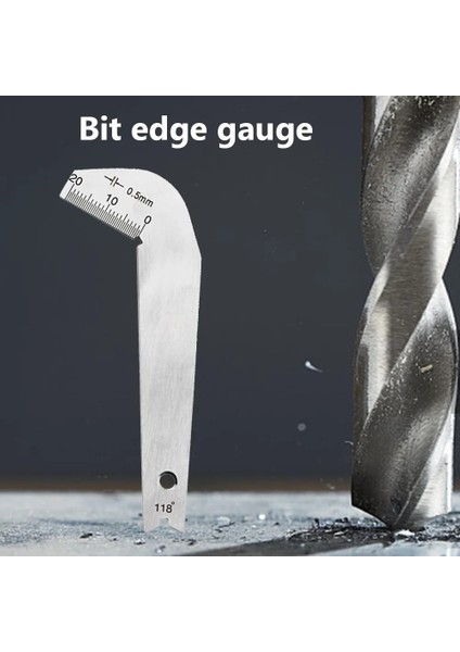 Paslanmaz Çelik Köşe Ön Kenar Ölçme Aracı Lazer Ölçeği 118 Derece Bit Matkap Şablon Ölçer Ölçüm Araçları (Yurt Dışından) fırsatları