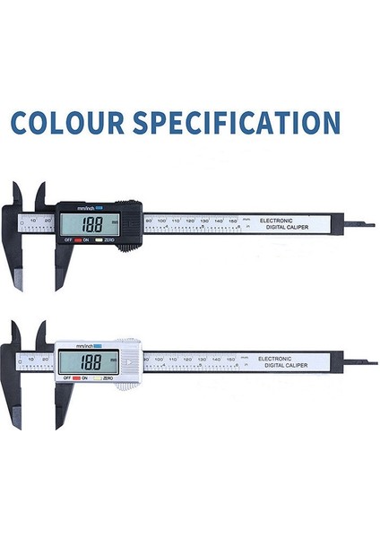 Mini Bakır Dijital Kumpas Taşınabilir Elektronik Sürmeli Kumpas Elektronik Kumpas Mikrometre Dijital Cetvel Ölçme Aracı 150MM 0.1mm (Yurt Dışından)