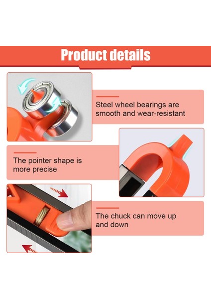 Üç Renkli Dolum Profil Çizme Cetvel Kontur Kilidi Ayarlanabilir Kilitleme Hassas Ağaç Işleme Ölçme Ölçer Profil Teksir Makinesi Ölçüm Aracı (Yurt Dışından) fiyatları