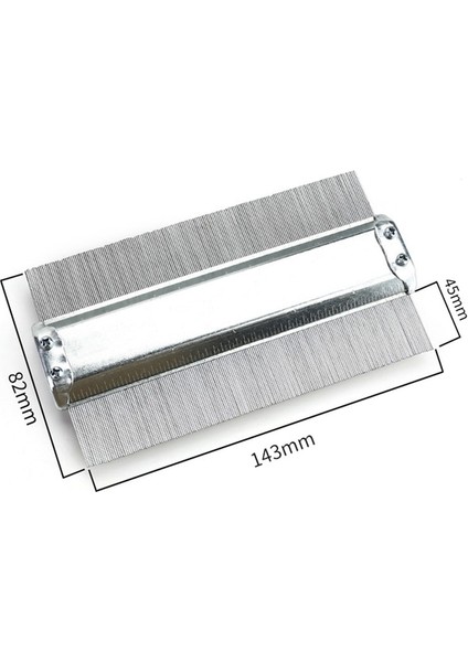 15.2x8.2x2 cm 5/6 Inç Metal Profesyonel Kontur Profil Ölçer Ölçer Fayans Laminat Fayans Genel Araçlar Kontur Ölçer Teksir (Yurt Dışından)