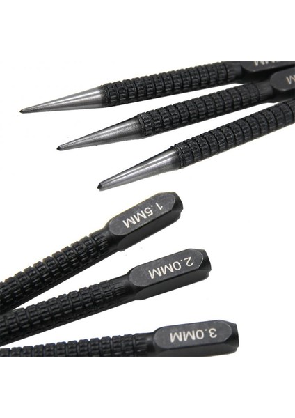 3.0mm 3 Adet Merkezi Yumruk 1.5mm/2mm/3mm Alaşımlı Çelik Metal Ahşap Markalama Delme Aracı Brocas Para Metal Broca Madeira Çekirdek Metal Matkap (Yurt Dışından) modelleri