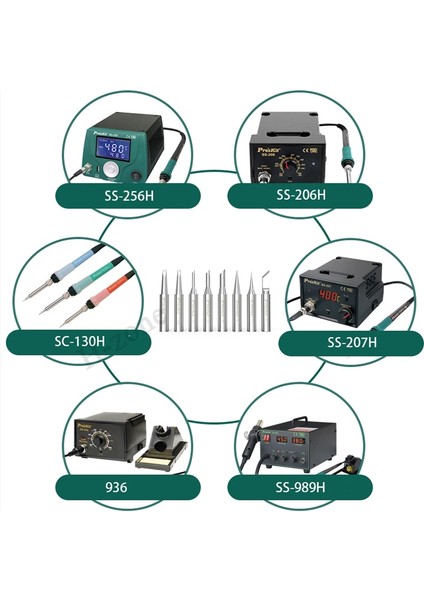 2c Proskit 936 Serisi Havya Kafası Evrensel Bıçak Ucu 60W Dahili Termal Sabit Sıcaklık Elektrikli Havya Ucu (Yurt Dışından) indirimleri