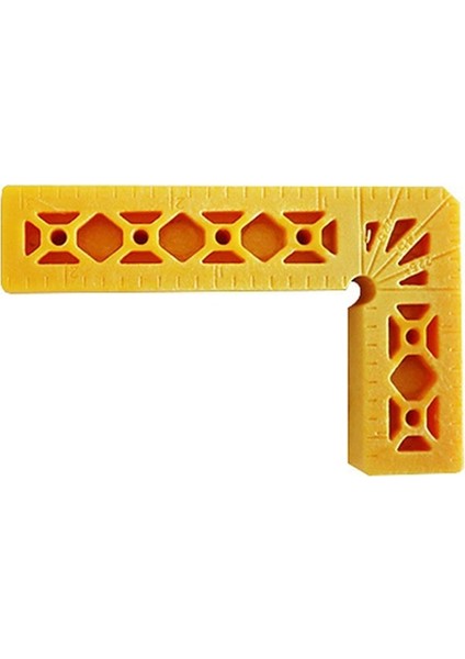 Sarı 90 Derece Sağ Açı Cetvel Deneyin Kare 30 cm 1mm Metal Çelik Mühendisleri Deneyin Kare Set Ağaç Işleme Ahşap Marangoz Ölçme Aracı (Yurt Dışından)