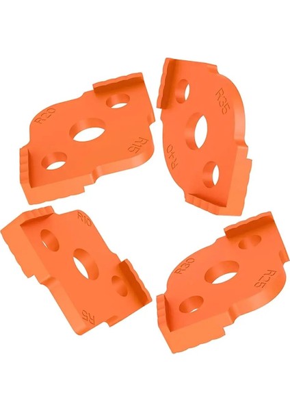 R5 R10 Ağaç Işleme Yönlendirici Köşe Yarıçapı Şablonları Jig R5 Ila R40 Yönlendirme Kavisli Köşeler Freze Dairesel Radyan Yüksek Sertlik Abs Aracı (Yurt Dışından) fiyatları