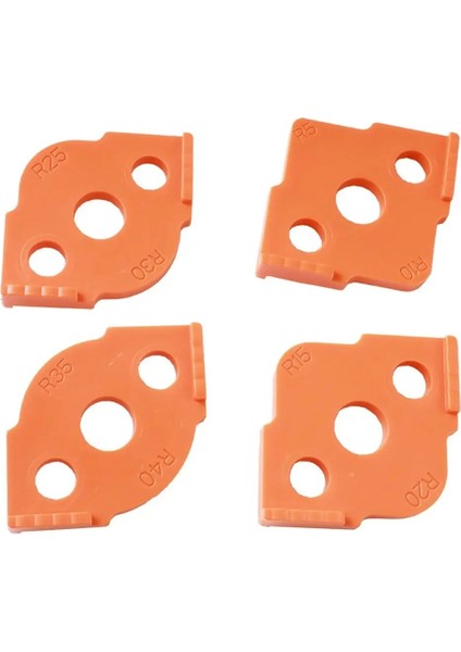 R5 R10 Ağaç Işleme Yönlendirici Köşe Yarıçapı Şablonları Jig R5 Ila R40 Yönlendirme Kavisli Köşeler Freze Dairesel Radyan Yüksek Sertlik Abs Aracı (Yurt Dışından) modelleri