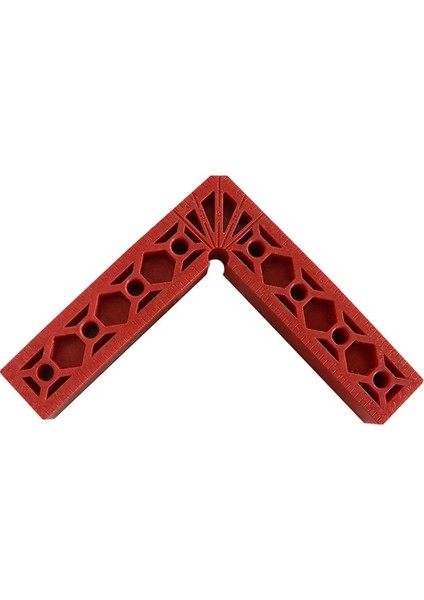Kırmızı Tek 150MM Marangoz Ağaç Işleme Kare Köşe Sıkma Cetvel Sağ Açı 90 Derece L Şekilli Yardımcı Fikstür Pozisyoner Klipler (Yurt Dışından)