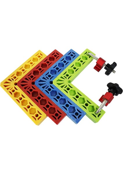 Kırmızı Tek 150MM Marangoz Ağaç Işleme Kare Köşe Sıkma Cetvel Sağ Açı 90 Derece L Şekilli Yardımcı Fikstür Pozisyoner Klipler (Yurt Dışından) fırsatları