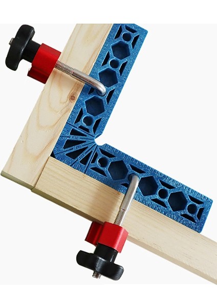 Kırmızı Tek 150MM Marangoz Ağaç Işleme Kare Köşe Sıkma Cetvel Sağ Açı 90 Derece L Şekilli Yardımcı Fikstür Pozisyoner Klipler (Yurt Dışından) indirimleri