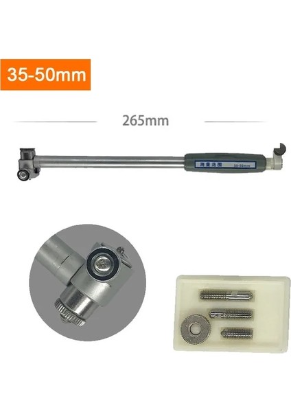 18-35MM Prob 50-160MM Iç Çap Delik Ölçer Ölçüm Çubuğu + Prob Aksesuarları 10MM Indicaotor Iç Çap Ölçer Dijital Gösterge (Yurt Dışından) fiyatları