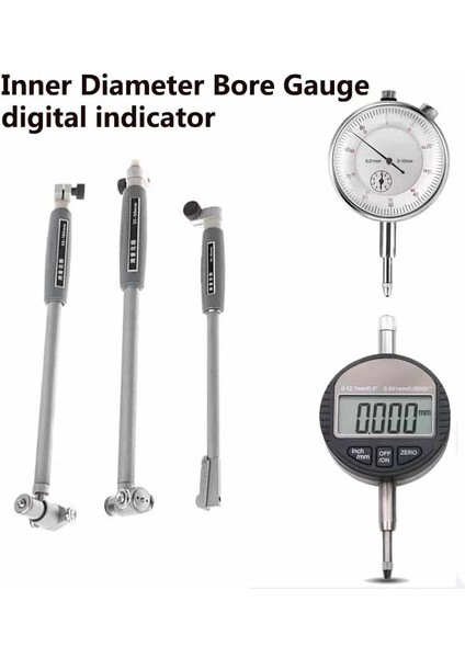 18-35MM Prob 50-160MM Iç Çap Delik Ölçer Ölçüm Çubuğu + Prob Aksesuarları 10MM Indicaotor Iç Çap Ölçer Dijital Gösterge (Yurt Dışından) indirimleri