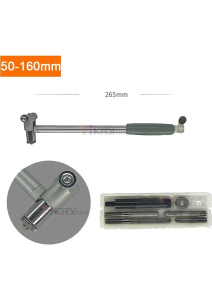 18-35MM Prob 50-160MM Iç Çap Delik Ölçer Ölçüm Çubuğu + Prob 12.7mm Dijital Gösterge Iç Çap Ölçer 10-18MMÖLÇÜM Aracı (Yurt Dışından) fırsatları