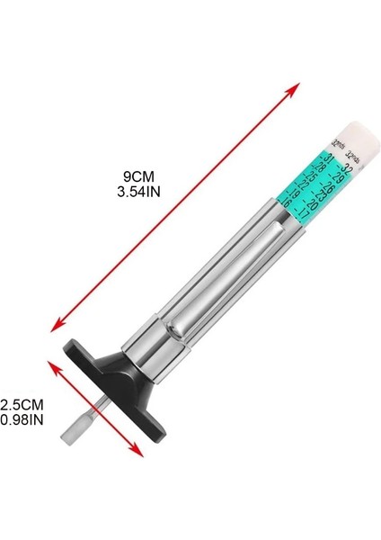 Tek Renkli Otomatik Derinlik Kalınlık Ölçer Ölçer Araba Lastiği Lastik Sırtı 25 mm Ölçüm Kalemi (Yurt Dışından) fırsatları