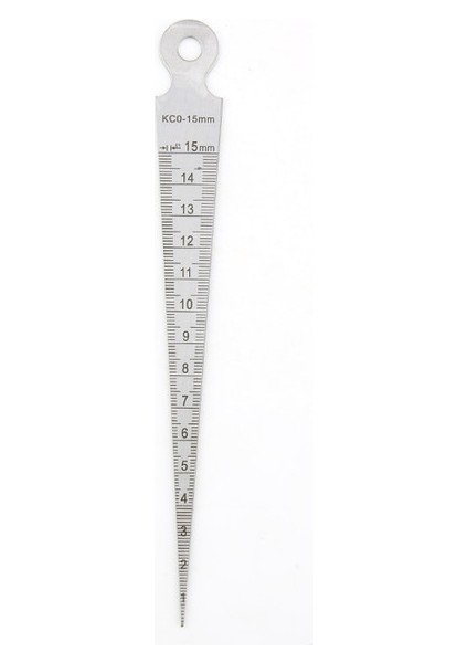 1-15MM Kama Feeler Ölçer Paslanmaz Çelik Çift Taraflı Metrik Inç Boşluk Cetvel Diyafram Cetveli Vana Boşluğu Iç Çap Ölçüm Araçları (Yurt Dışından)