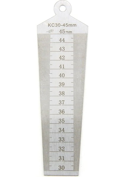 1-15MM Kama Feeler Ölçer Paslanmaz Çelik Çift Taraflı Metrik Inç Boşluk Cetvel Diyafram Cetveli Vana Boşluğu Iç Çap Ölçüm Araçları (Yurt Dışından) fiyatları