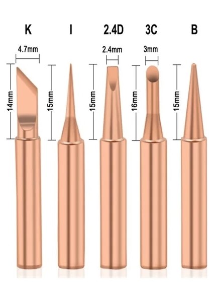 Bakır Ucu Yeni Ayarlanabilir Sıcaklık Elektrikli Havya 220V 60W Kaynak Lehim Rework Istasyonu Isı Kalem Ipuçları Onarım Aracı (Yurt Dışından)