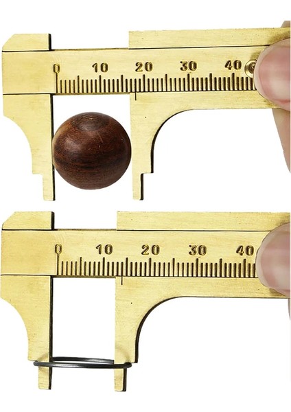 2 Ölçekli 100MM Kaliper Taşınabilir Mini Sürgülü Ölçer Pirinç Sürgülü Cetvel El Ölçme Aracı 100MM Sürgülü Ölçer Probleemloze Ölçer Dijital (Yurt Dışından) fırsatları