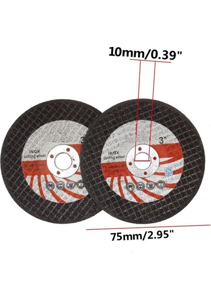 5 Adet Mini Kesme Diski Dairesel Reçine Taşlama Tekerlek BLACK75MM Açı Öğütücü Depo Ahşap Kesme Güç Aracı (Yurt Dışından)