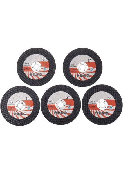 5 Adet Mini Kesme Diski Dairesel Reçine Taşlama Tekerlek BLACK75MM Açı Öğütücü Depo Ahşap Kesme Güç Aracı (Yurt Dışından)
