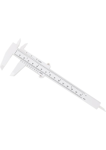0-150 mm Ölçekli Plastik Sürmeli Kumpas Cetvel Ölçüm Öğrenci Kumpasları Mini Ölçüm Kumpasları Taşınabilir Ölçü Cetveli (Yurt Dışından)