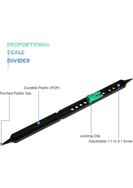 1 Takım 10 Inç 1-3xorantılı Ölçekli Bölücü Çizim Aracı Taşınabilir Çizim Aracı Sanatçılar Için Ayarlanabilir Plastik Sanat Çizim Cetvel Yeni (Yurt Dışından) fiyatları