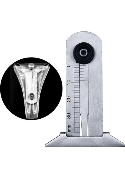 0 30MM Araba Lastiği Lastik Diş Derinliği Ölçer Ölçer Otomatik Lastik Aşınma Algılama Ölçme Aracı Kaliper Paslanmaz Çelik Göstergeler 0-30MM (Yurt Dışından)