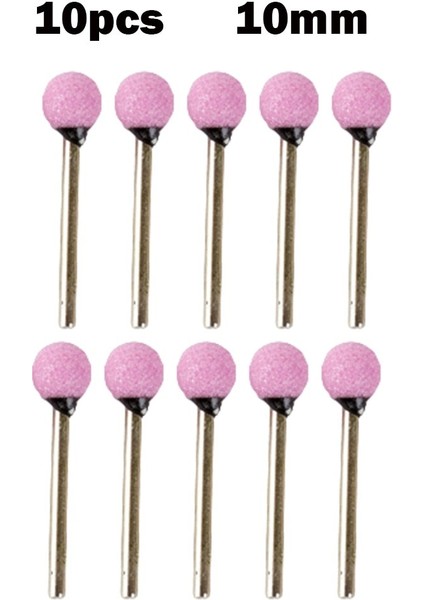 8mm 10 Adet 3mm Seramik Taşlama Kafası Monte Noktası Top Şeklinde Taşlama Çapak Tekerlek Döner Aletler Aşındırıcı Aletler (Yurt Dışından)