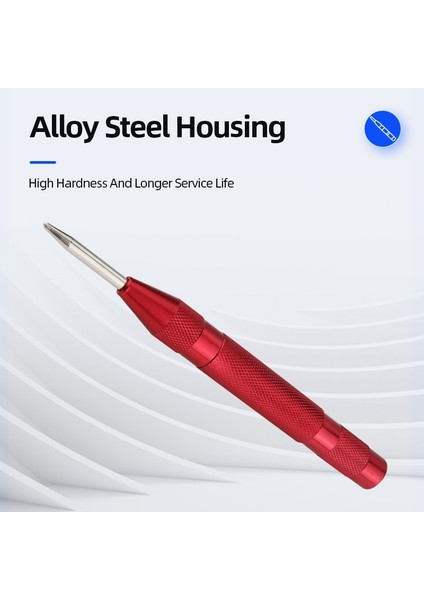 155MM Pin 2 Adet Otomatik Merkezi Yumruk Ağaç Işleme Metal Matkap Ayarlanabilir Otomatik Kerner Yaylı Işaretleyici El Aletleri Setleri Marangoz Aracı (Yurt Dışından) indirimleri