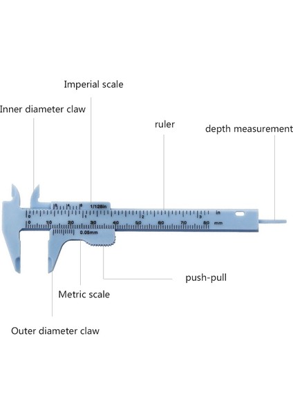 K 0-150MM Dıy Ölçü Aracı Ağaç Işleme Metal Işleme Sıhhi Tesisat Modeli Yapımı 80MM 150MM Sürmeli Kumpas Diyafram Derinlik Çapı Ölçü Aracı (Yurt Dışından) indirimleri
