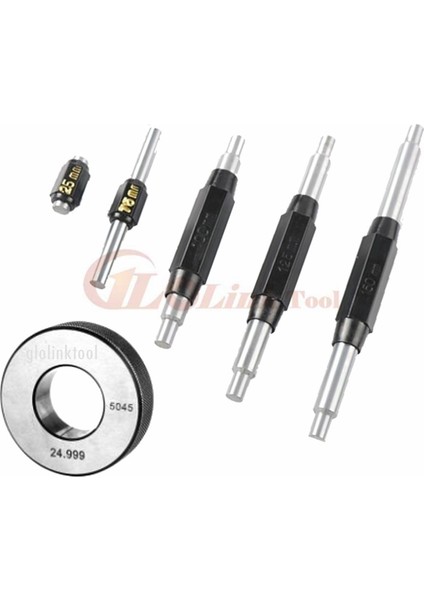 75MM 25-200MM Kaliper Mikrometre Iç Çap Dış Çap Kalibrasyon Bloğu Çubuk Çubuk Ölçüm Çubuğu ve 25MM Halka Ölçer Ölçüm Aracı (Yurt Dışından)