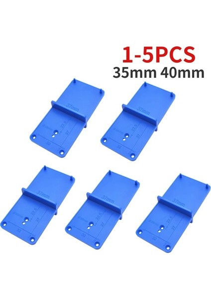 Mavi 35MM 40MM 3 Adet 1-5 Adet 26MM 35MM Menteşe Deliği Delme Kılavuzu 35MM 40MM Menteşe Kurulum Jig Kapı Dolap Menteşe Deliği Bulucu Ağaç Işleme Aleti (Yurt Dışından)