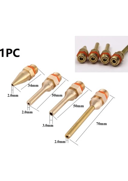 50X3 0mm Çubuk Tutkal Memesi Bakır Altın 2*70MM/3*50MM/2*50MM/2*34MM Sıcak Eriyik Çubuk Tutkal Memesi Saf Bakır Küçük Çaplı Bakır Meme (Yurt Dışından) modelleri