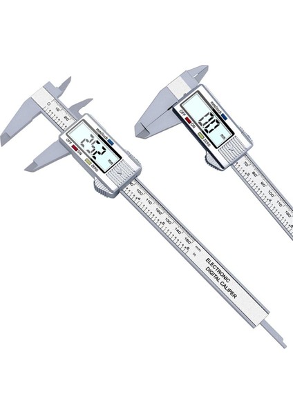 01 Dijital Kumpas Paslanmaz Çelik Elektronik Dijital Sürmeli Kumpaslar 0-150MM Hassas Mikrometre Ölçme Kumpas Göstergeleri (Yurt Dışından)