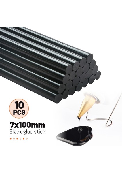 20 Adet 10/20/50 Adet 7X100MM Siyah Sıcak Eriyik Tutkal Çubukları Tutkal Tabancası Oto Tamir Araçları Araba Göçük Boyasız Kaldırma El Dıy Onarım Aracı (Yurt Dışından)