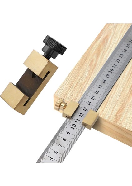 Yeşil 26MM Pirinç Cetvel Sınırlayıcı Dıy Ölçme Araçları Çelik Cetvel Konumlandırma Bloğu Marangozluk Scriber Için Yüksek Hassas Çelik Cetvel Limit Bloğu (Yurt Dışından) fiyatları