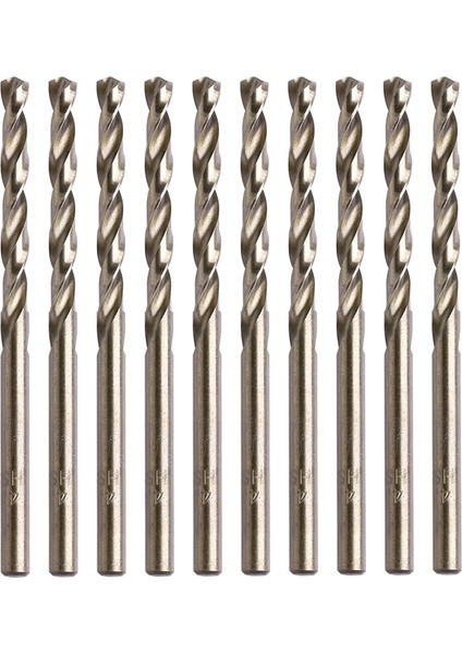 10 Adet 1.5 mm 10 Adet 1/1.5/2/2.5/3/3.2/3.5/4/4.5/5mm M35 Yuvarlak Şaft Hss-Co Kobalt Büküm Matkap Spiral Matkap Ucu (Yurt Dışından)